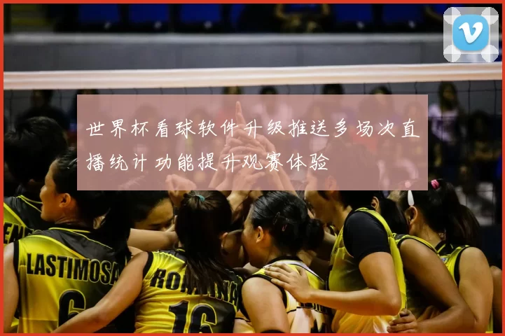 世界杯看球软件升级推送多场次直播统计功能提升观赛体验